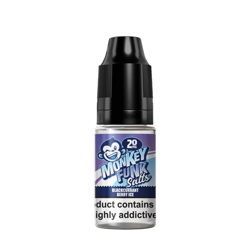 Monkey Funk Salts - Blackcurrant Berry Ice - 10ml nic Salt