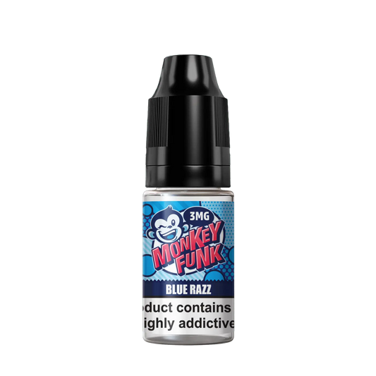 BLUE RAZZ E-LIQUID BY Monkey Funk 10ML