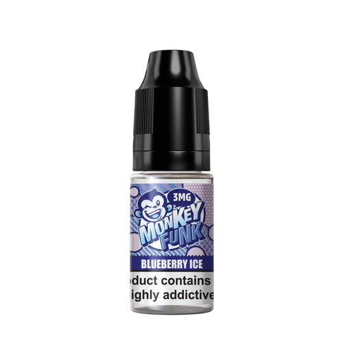 BLUEBERRY ICE E-LIQUID BY Monkey Funk 10ML
