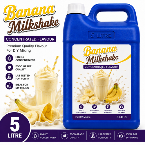 Banana Milkshake DIY E-Liquid Flavour Concentrate 5L - Absolute Vape