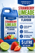 Strawberry Limeade DIY E-Liquid Flavour Concentrate 5L - Absolute Vape