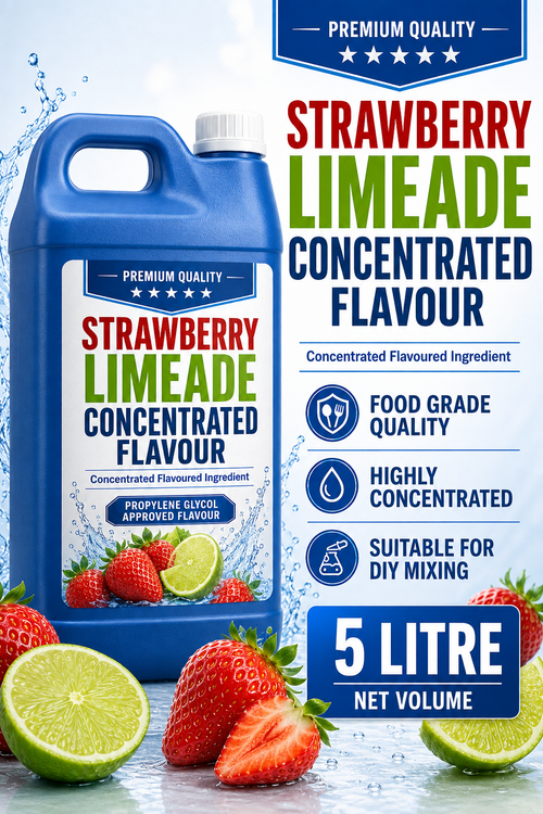 Strawberry Limeade DIY E-Liquid Flavour Concentrate 5L - Absolute Vape