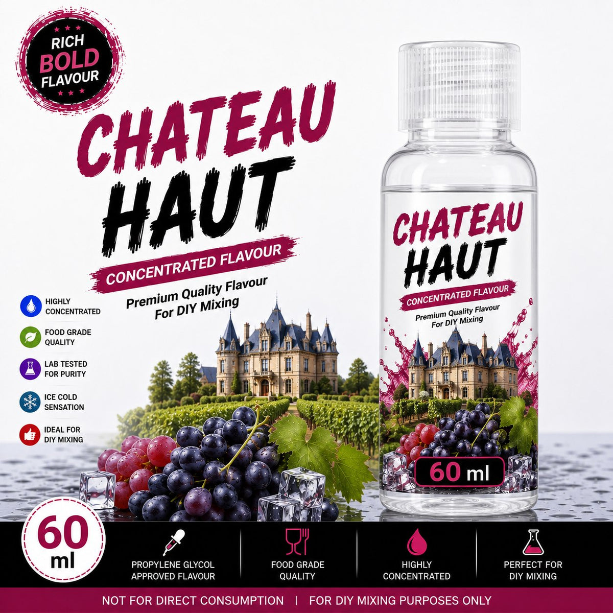 Chateau Haut 60ml DIY e-liquid flavour concentrate