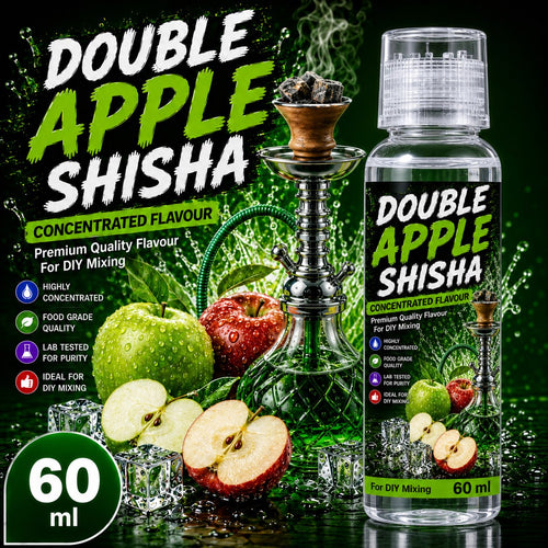 Double Apple Shisha 60ml DIY e-liquid flavour concentrate