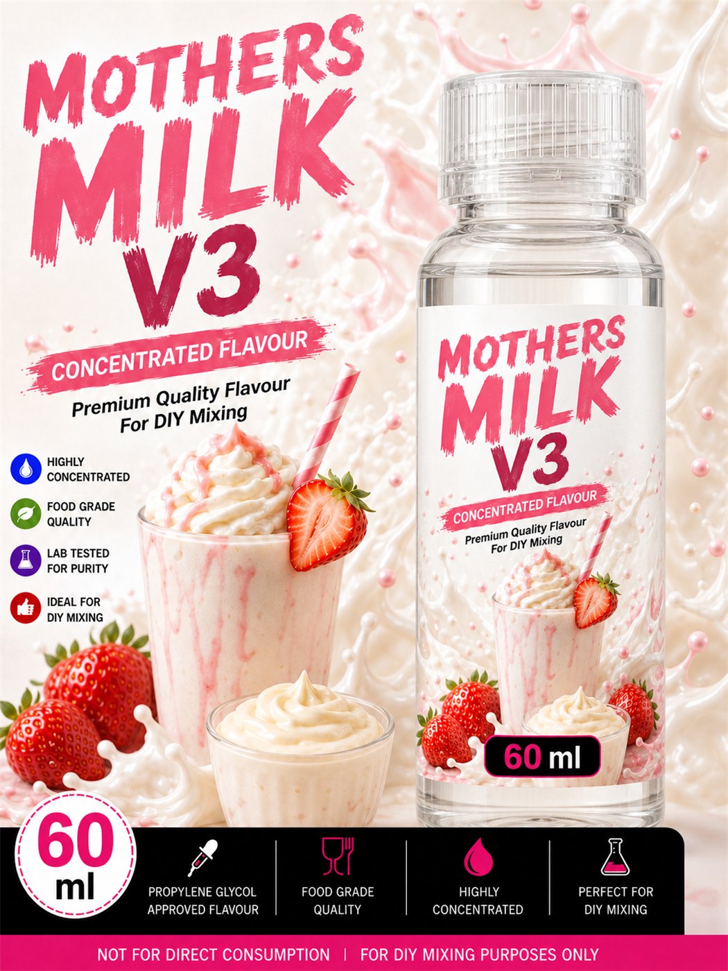 Mothers Milk V3 60ml DIY e-liquid flavour concentrate