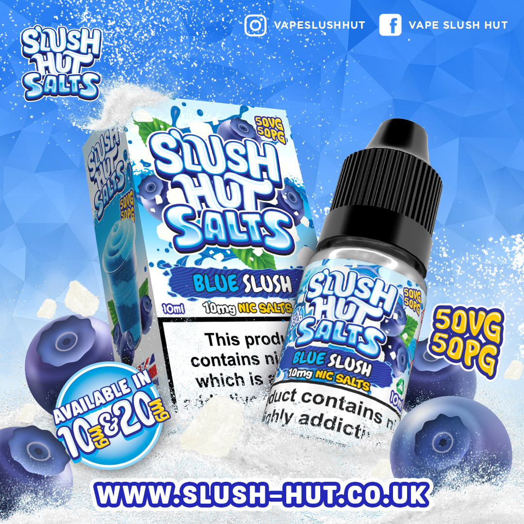 Blue Slush Nic Salt E-Liquid - 10mg & 20mg By Slush Hut Salts