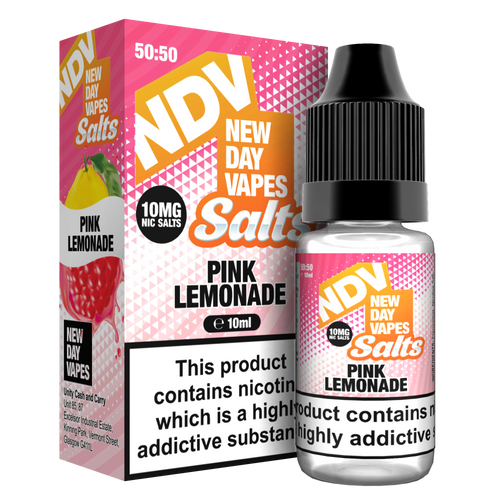 Pink Lemonade - Pink Dust Nic Salts E-Liquid - 10mg & 20mg By NDV Salts