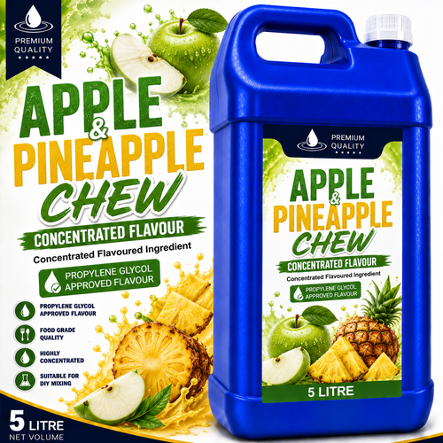 Apple & Pineapple Chew DIY E-Liquid Flavour Concentrate 5L - Absolute Vape