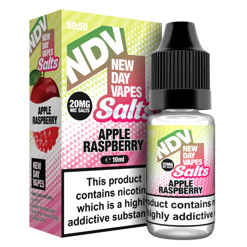 Apple Raspberry Nic Salt E-Liquid 10ml - NDV Salts 10mg & 20mg