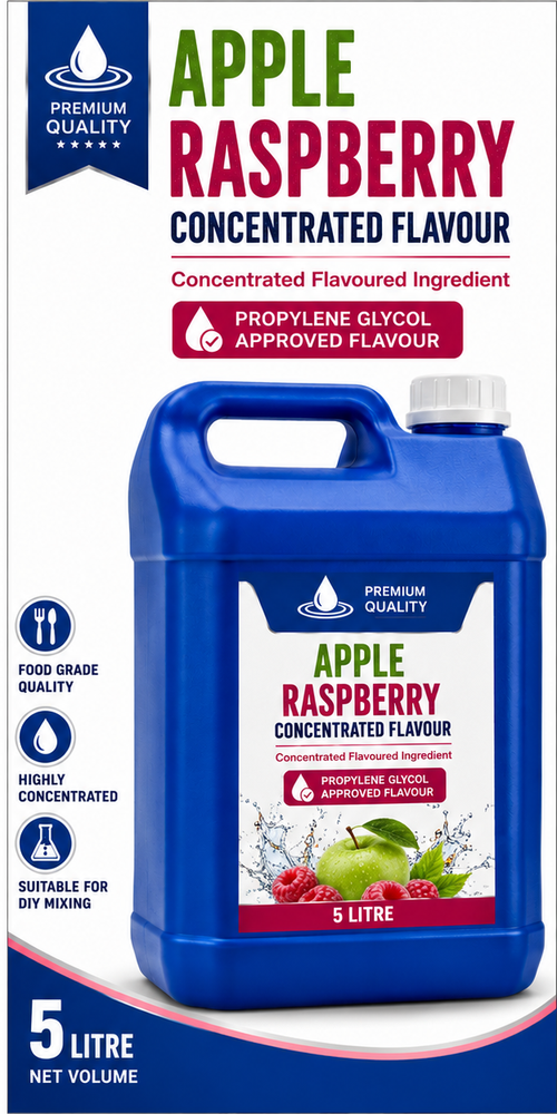 Apple & Raspberry DIY E-Liquid Flavour Concentrate 5L - Absolute Vape