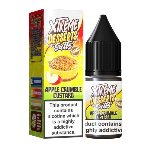Apple Crumble Custard Nic Salt 10ml - Xtreme Desserts 10mg & 20mg