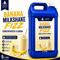 Banana Milkshake Fizz DIY E-Liquid Flavour Concentrate 5L - Absolute Vape