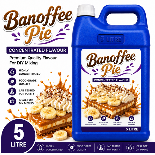 Banoffee Pie DIY E-Liquid Flavour Concentrate 5L - Absolute Vape