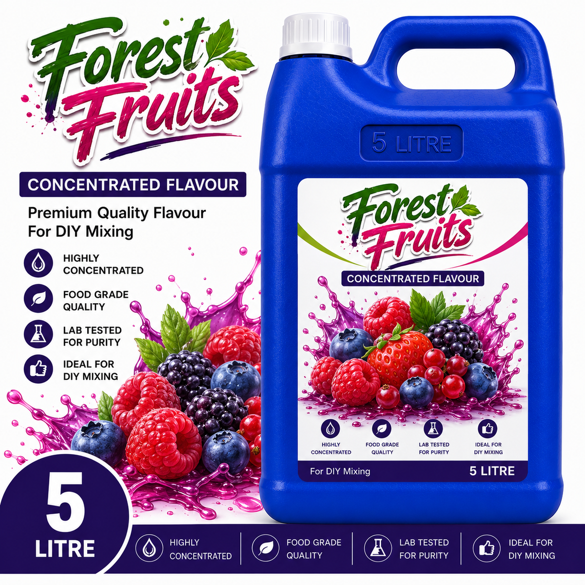 Black Ice DIY E-Liquid Flavour Concentrate 5L - Absolute Vape