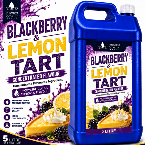 Blackberry & Lemon Tart DIY E-Liquid Flavour Concentrate 5L - Absolute Vape