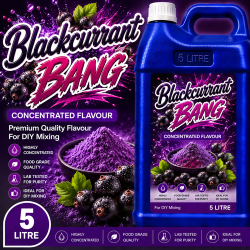 Blackcurrant Bang DIY E-Liquid Flavour Concentrate 5L - Absolute Vape