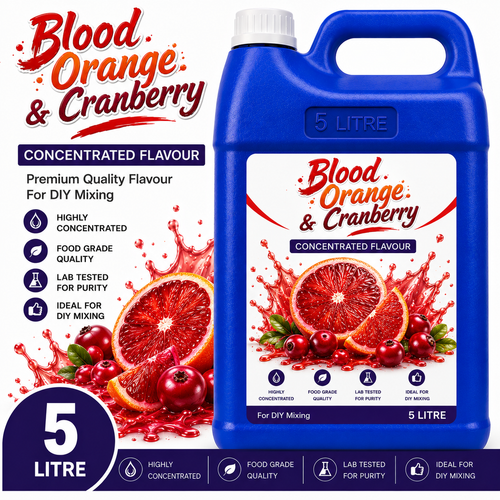 Blood Orange & Cranberry DIY E-Liquid Flavour Concentrate 5L - Absolute Vape