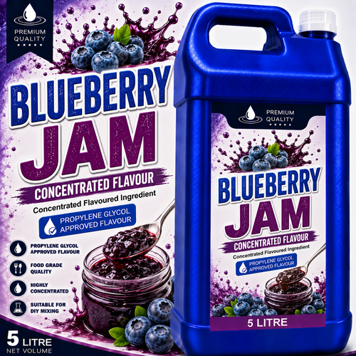 Blueberry Jam DIY E-Liquid Flavour Concentrate 5L - Absolute Vape