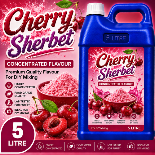Cherry Sherbet DIY E-Liquid Flavour Concentrate 5L - Absolute Vape