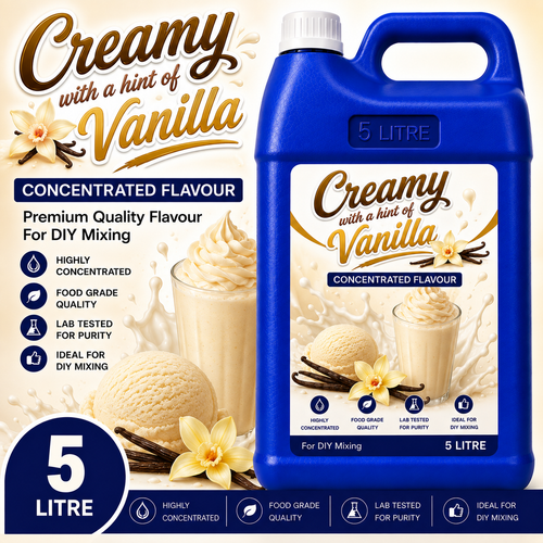 Creamy with a hint of Vanilla DIY E-Liquid Flavour Concentrate 5L - Absolute Vape