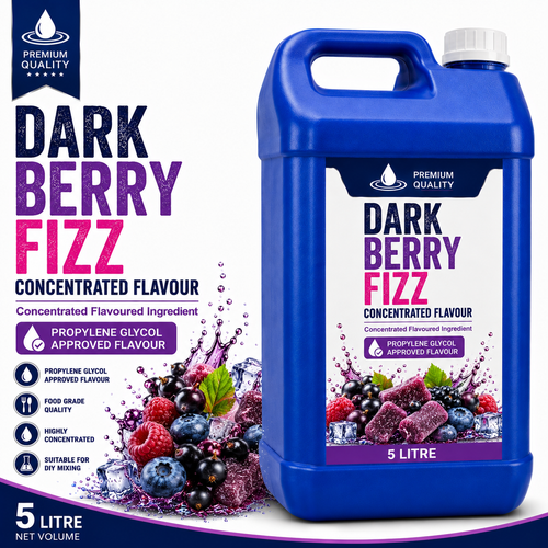 Dark Berry Fizz DIY E-Liquid Flavour Concentrate 5L - Absolute Vape