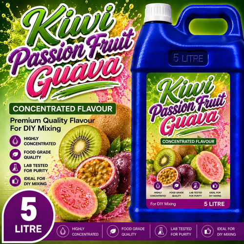 Kiwi Passion Fruit Guava DIY E-Liquid Flavour Concentrate 5L - Absolute Vape