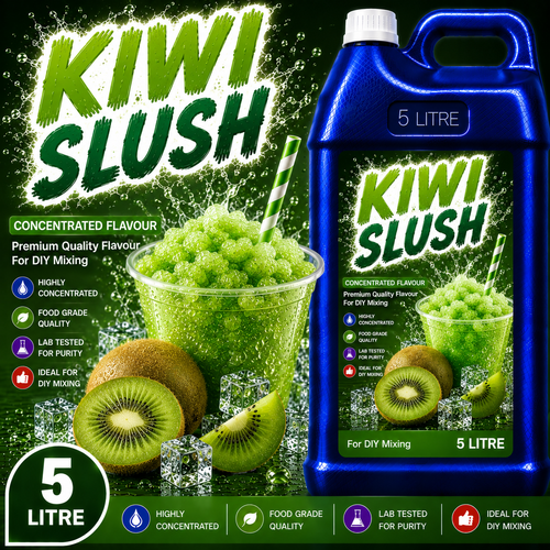 Kiwi Slush DIY E-Liquid Flavour Concentrate 5L - Absolute Vape