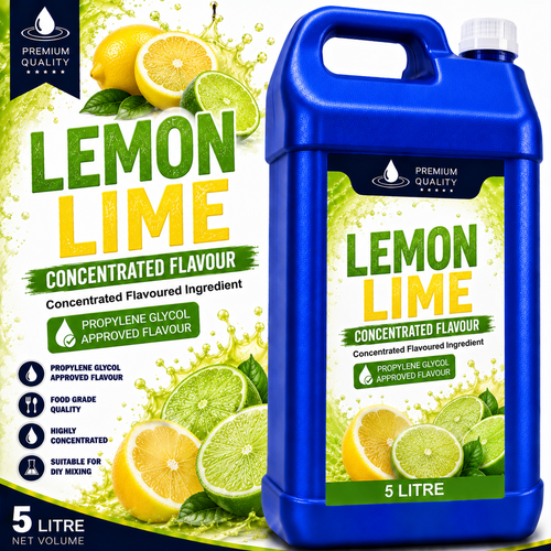Lemon Lime DIY E-Liquid Flavour Concentrate 5L - Absolute Vape