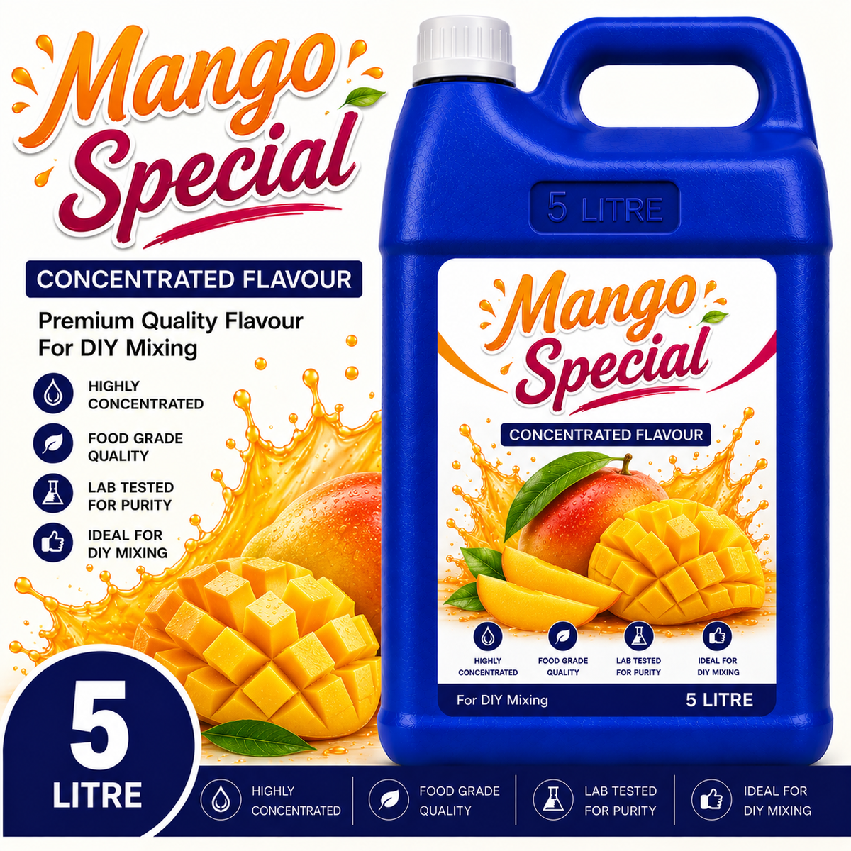 Mango Special DIY E-Liquid Flavour Concentrate 5L - Absolute Vape