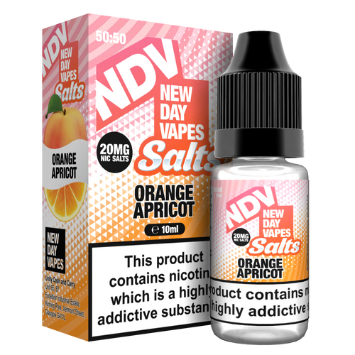 Orange Apricot Nic Salt E-Liquid 10ml - NDV Salts 10mg & 20mg