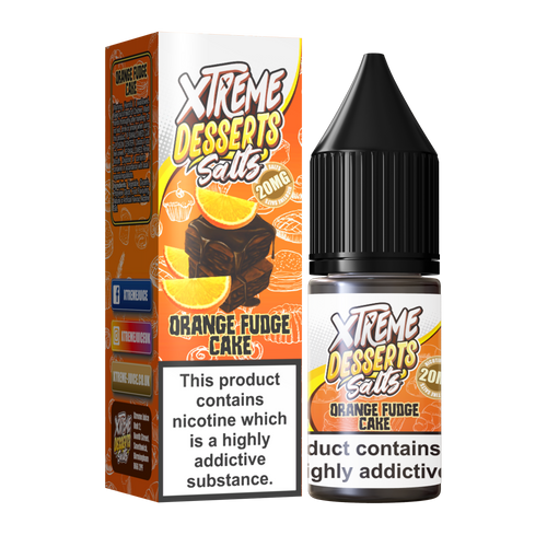 Orange Fudge Cake Nic Salt 10ml - Xtreme Desserts 10mg & 20mg