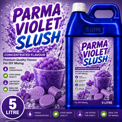 Parma Violet Slush DIY E-Liquid Flavour Concentrate 5L - Absolute Vape