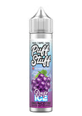 Puff Stuff Grape Ice 50ml shortfill e-liquid bottle