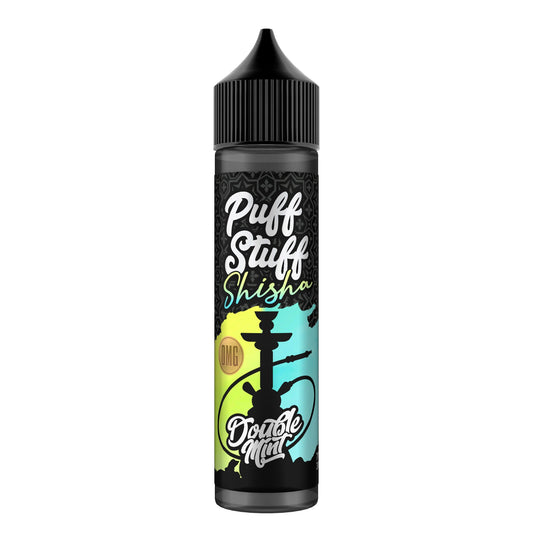 Puff Stuff Shisha Double Mint 50ml shortfill e-liquid bottle