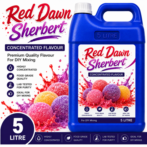 Red Dawn Sherbert DIY E-Liquid Flavour Concentrate 5L - Absolute Vape