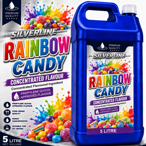 Silverline Rainbow Candy DIY E-Liquid Flavour Concentrate 5L - Absolute Vape