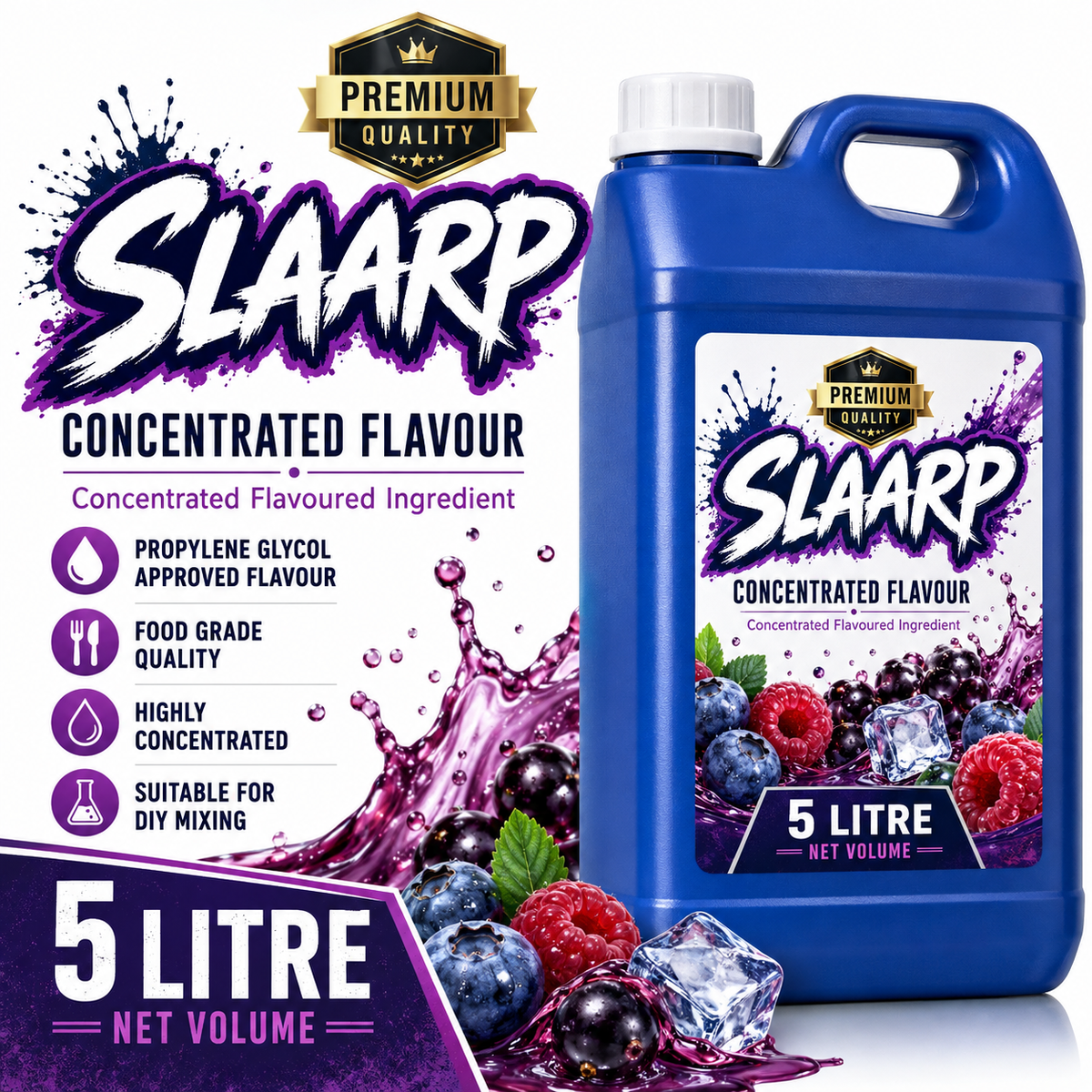 Slaarp DIY E-Liquid Flavour Concentrate 5L - Absolute Vape