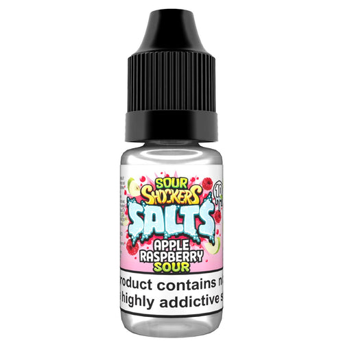 Sour Shockers Salts Apple Raspberry Sour 10ml nic salt bottle