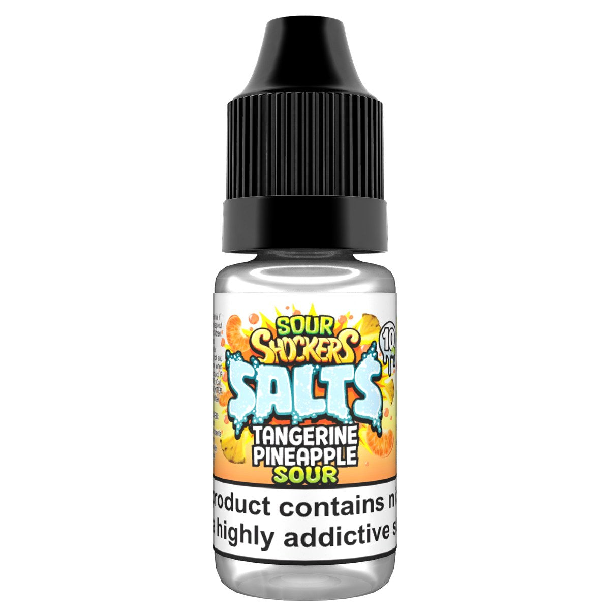 Sour Shockers Salts Tangerine Pineapple Sour 10ml nic salt bottle