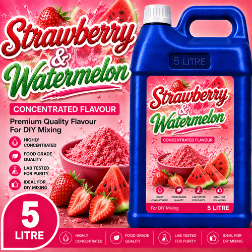 Strawberry & Watermelon DIY E-Liquid Flavour Concentrate 5L - Absolute Vape