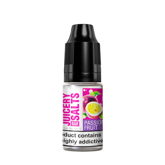 The Juicery Salts Passion Fruit 10ml nic salt bottle