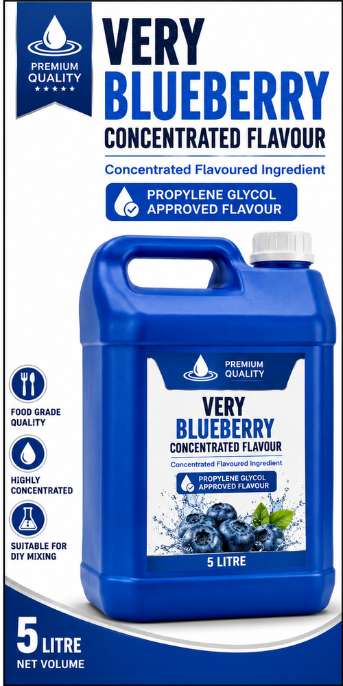 Very Blueberry DIY E-Liquid Flavour Concentrate 5L - Absolute Vape
