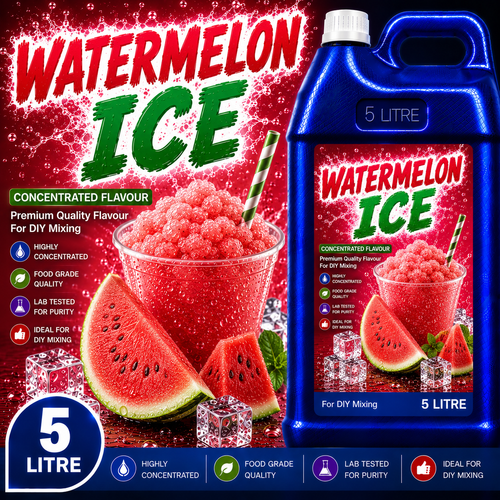 Watermelon Ice DIY E-Liquid Flavour Concentrate 5L - Absolute Vape