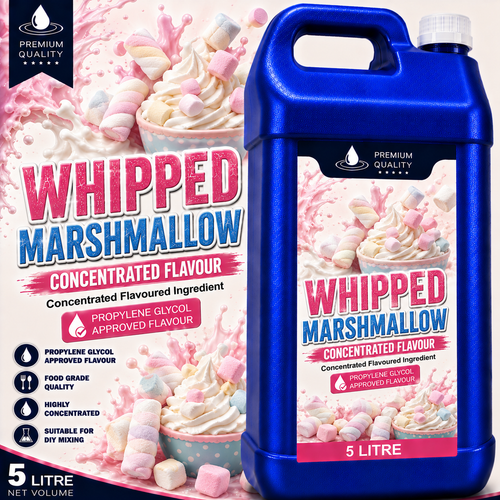 Whipped Marshmallow DIY E-Liquid Flavour Concentrate 5L - Absolute Vape