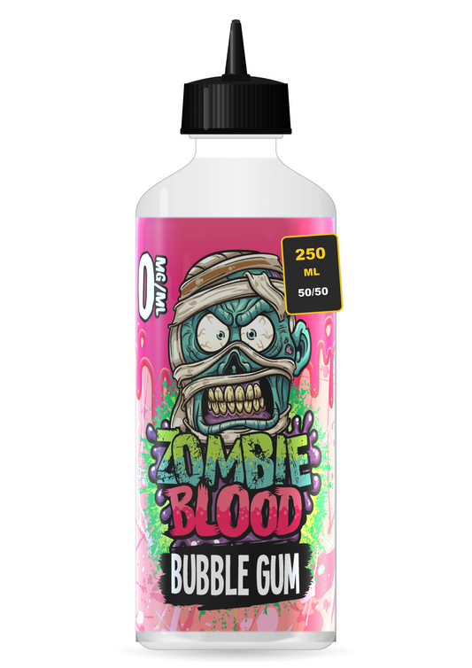 Zombie Blood Bubble Gum 250ml shortfill e-liquid bottle