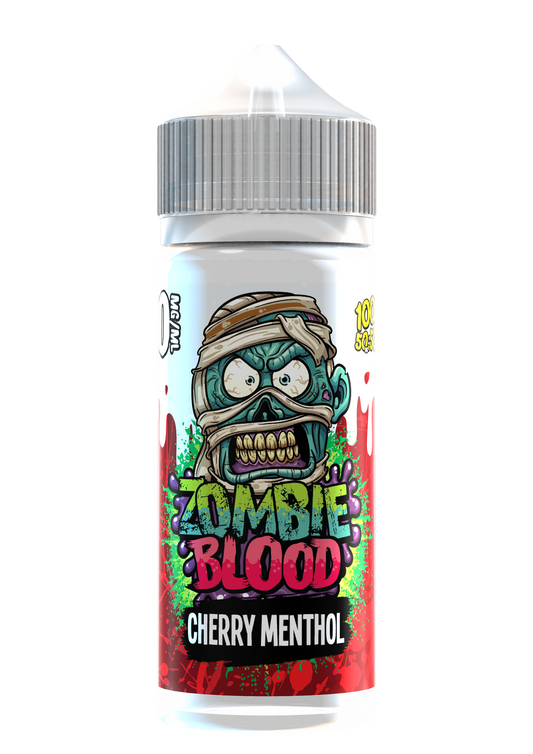 Cherry Menthol Shortfill E-liquid by Zombie Blood 100ml