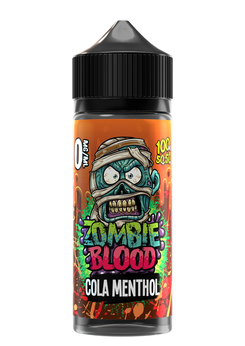 Zombie Blood Cola Menthol 100ml shortfill e-liquid bottle