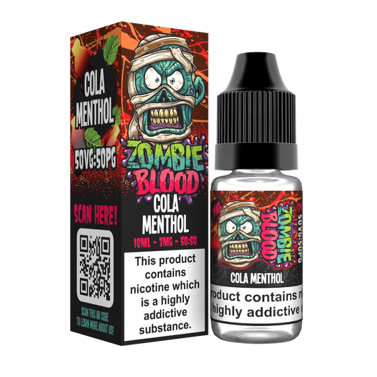 Cola Menthol TPD E-liquid by Zombie Blood 10ml