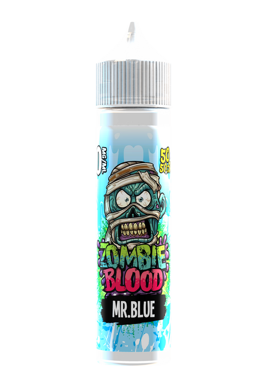 Mr Blue Shortfill E-liquid By Zombie Blood 60ml