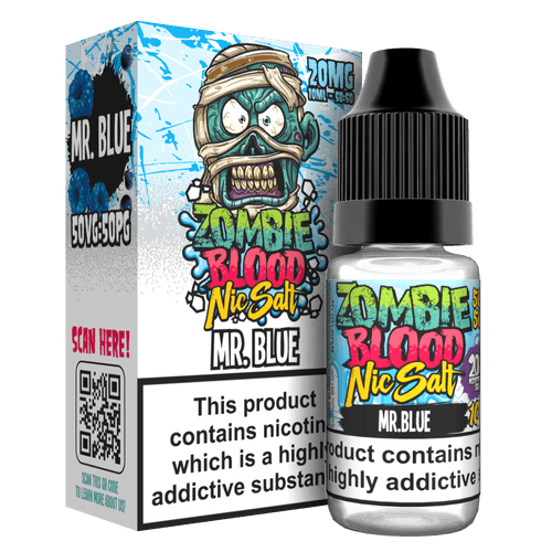 Mr Blue Nic Salts E-liquid by Zombie Blood 10ml